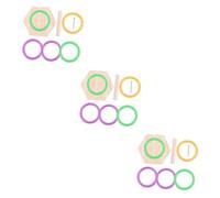 BESPORTBLE 3piezas Juguete Educativo Interactivo para Aves Anillo De Entrenamiento para Loros De Ejercicio para Mascotas Desarrollo De Inteligencia y Diversión para Pájaros