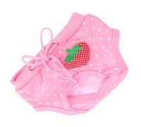 BESPORTBLE 3piezas Pañal Sanitario Reutilizable para Machos Calzoncillos De Lavables Diseño De Puntos De XL Rosa