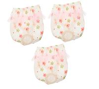 BESPORTBLE 3piezas Pantalones Fisiológicos Reutilizables para Perros Hembras Calzoncillos Absorbentes y Cómodos para Perros Ciclo Menstrual Diseño Práctico y Adorable Tallas para Mascotas