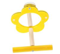 BESPORTBLE 3piezas Percha Decorativa para Pájaros Juguete Resistente para Periquitos y Loros Accesorio Adorable para Mascotas Material Duradero y Chic Aleatorios
