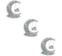 BESPORTBLE 3piezas Piedra Conmemorativa para Mascotas Estatua De Perro Duradera Recuerdo De Mascota El Jardín Decoración Honor Tu Peludo