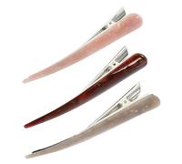 BESPORTBLE 3piezas Pinzas Para Pelo Acrílicas Grandes Para Mujer De Rosa y Blanco Clips De Estilo Para Cabello Accesorios Para Fiestas Boda y Uso Diario