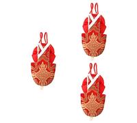 BESPORTBLE 3piezas Ropa para Periquitos y Cacatúas Traje Volador Pañal para Aves XS Color Rojo para Mascotas