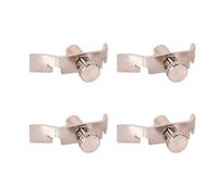 BESPORTBLE 4 Ajustadores de Cuerdas para Erhu de Acero Inoxidable, Accesorios de Afinación Profesionales Plateados, Juego de Repuesto para Banhu y Zhonghu, Precisos y Duraderos, Uso