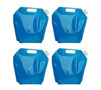 BESPORTBLE 4 bidones de agua plegables de 30 l, recipiente de agua plegable, bolsa de agua portátil, bidón de agua plegable con grifo, tanque de agua de emergencia, jarra de viaje
