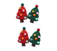 BESPORTBLE 4 Broches Para Fiesta De Navidad Hechos A Mano Con Forma De De Fieltro Para Manualidades De Árbol De Navidad Para Adultos Pequeños Para Adultos Color Aleatorio