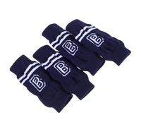 BESPORTBLE 4 Calentadores de Patas para Perros Talla M, Protectores de Codos de Punto Elástico en Azul Oscuro, Fundas Cálidas y Cómodas para Corvejones, Mangas Protectoras para Patas