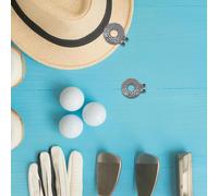 BESPORTBLE 4 Clips magnéticos para Gorras de Golf de 25 mm. Soportes magnéticos para marcadores de de Golf, para Guantes, Sombreros, Bolsos, Gorras, Viseras y Cinturones. Accesorios de