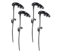 BESPORTBLE 4 Correas de Sujeción Hebilla Ajustable para Patines en Línea, Kit de Repuestos Negras para Patines de Hockey, Correas de Fijación Resistentes para Uso Deportivo y Reparación