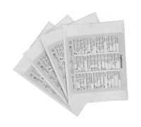 BESPORTBLE 4 Hojas de Pegatinas Autoadhesivas Papel de Acceso Directo Consejos Útiles para Portátil Blanco para Usuarios Principiantes y Experimentados