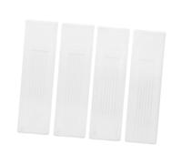 BESPORTBLE 4 Manijas de Plástico Color Blanco para Persianas Verticales y Estores, Diseño Simple Agarre Cómodo, Repuesto para Accesorios de Cortinas en Interiores