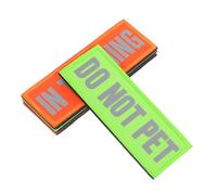 BESPORTBLE 4 Parches Reflectantes para Perros Parches De Entrenamiento para Chalecos con Letras para Adiestramiento Sin Placa De Identificación