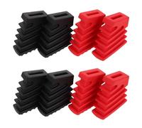 BESPORTBLE 4 pies de repuesto para soportes de batería y platillos. Repuestos para almohadillas de pie para rack de instrumentos.