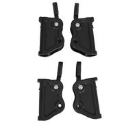 BESPORTBLE 4 Piezas Accesorios Tamaño de Sillas para Reclinables Plástico Negro, Fácil Montaje Alto Rendimiento 9x5.5x3.3 Cm y para Playa y Exteriores