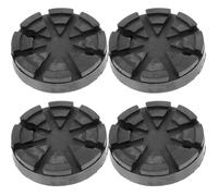 BESPORTBLE 4 Piezas Almohadilla Redonda de Goma Antideslizante para Elevador de Suelo, Accesorio Protector Negro para Máquina de Elevación Reducción de Ruido