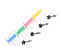 BESPORTBLE 4 Piezas Bebedero para Hámster Botella Colgante con Bola Inoxidable Antigoteo para Mascotas Pequeñas Colores Surtidos