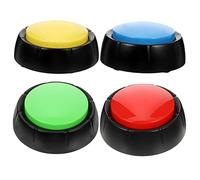 BESPORTBLE 4 Piezas botón de comunicación petg Pets Responder timbres Accesorios para Perros Botones parlantes para Entrenamiento de Perros. Botones de adiestramiento de Perros Que Hablan AbS