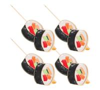 BESPORTBLE 4 Piezas Broche de Sushi Kawaii Pin de Comida Novedoso para Chaquetas Camisetas Mochilas de Pins de Sushi para Regalos de Fiesta Lindo para Ropa de Cuello