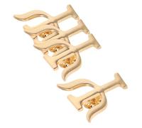 BESPORTBLE 4 Piezas Broches de Letras Griegas para Psicólogos Pin de de Aleación de Psicología Distintivo para Profesionales Mental Accesorios para Trajes y Chalecos