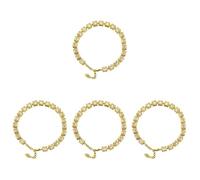 BESPORTBLE 4 Piezas Cadena Para Mascotas De Acero Titanio Collares Para Cachorros De Parto Accesorios De Collar De Perros Cuello Cable De Amarre Juguete Cadenas Collar De Perro Golden
