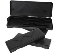 BESPORTBLE 4 Piezas Caja de Calibrador Vernier Portátil de Plástico Negro