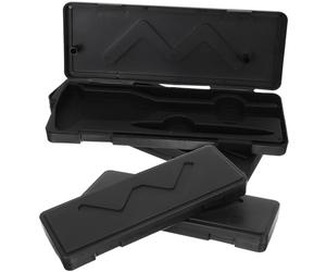 BESPORTBLE 4 Piezas Caja de Calibrador Vernier Portátil de Plástico Negro