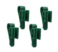 BESPORTBLE 4 Piezas Clip De Seguridad Clips De Lona De Alta Resistencia Peceras Limpiador Verter Tubería Salida Cubo De Pecera Filtrar Abrazadera Aireador Dosificación Bar Green El Plastico