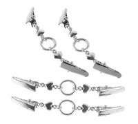 BESPORTBLE 4 piezas Clips de Suéter Vintage de Aleación para Mujer Broches de Camisa y Bufanda Diseño Retro Elegante Fácil de Usar para Ropa