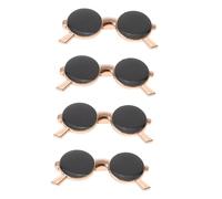 BESPORTBLE 4 Piezas Clips para Pelo de Chicas de Metal con Diseño de Gafas de Sol Sujeción Firme y Ligera para Casual y Actividades al Aire