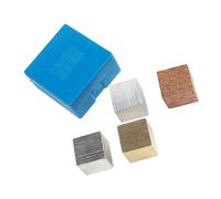 BESPORTBLE 4 Piezas Cubos de Densidad Grandes Cobre Hierro Aluminio y Madera para Experimentos Físicos Enseñanza Secundaria Física