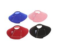 BESPORTBLE 4 Piezas Cuello De Pájaro Collar De Pájaro Collar Anti Mordidas para Loros Collar De Loro para Desplumar Collar De Mascota Cono Terciopelo Coreano Manga del Cuello Columna Cervical