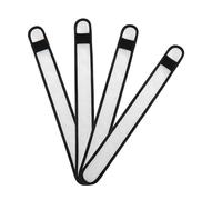 BESPORTBLE 4 Piezas De Correas De Tobillo para Caballos Sellos De Aluminio En Dorado Chaleco Verde Fluorescente Luces para Caballos Palanca De Freno para Chaleco Reflectante para