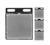 BESPORTBLE 4 Piezas de Paneles Reflectantes para Sensor Fotoeléctrico Espejo Retrorreflectante Rectangular Grande Accesorio Reflectante para Seguridad Carretera y Hogar