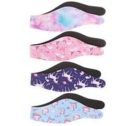 BESPORTBLE 4 Piezas Diadema De Nadadores Diademas De Nadadores Orejera Cubierta Del Oído De La Ducha Turbante De Baño Diadema De Piscina Niño Material De Buceo Sbr Alberca Tómate Un Baño