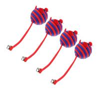 BESPORTBLE 4 Piezas Gatito Masticar Juguete Gato Juguete Interactivo Juguetes Interactivos para Gatos De Interior Gato De Peluche De Juguete Ratones Juguetes para Gatos Gatito Juguetes Cuerda