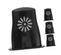 BESPORTBLE 4 piezas Humidificador para Guitarra Acústica de Humedad para Agujero de Sonido Accesorio Práctico para Evitar Grietas Fácil Color Negro