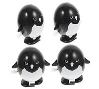 BESPORTBLE 4 Piezas Juguete de Cuerda de Pingüino Divertido Pack de Juguetes Mecánicos para y Estimulación Temprana Sin Batería para y Grupo
