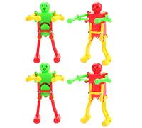 BESPORTBLE 4 Piezas Juguete de Robot Bailarín de Cuerda de Aleatorios para Juguete Educativo para la Coordinación y Comunicación Familiar Color Aleatorio Color Aleatorio