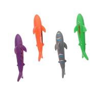 BESPORTBLE 4 Piezas Juguetes de Buceo para Tiburones de Verano Accesorios para Piscina Juguetes Acuáticos Coloridos y Seguros