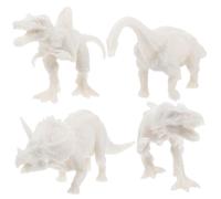 BESPORTBLE 4 Piezas Kit de Pintura de Dinosaurios para para Pintar Juguetes de Manualidades DIY con Detalles Realistas y Material