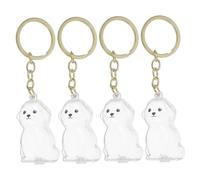 BESPORTBLE 4 Piezas Llavero Conmemorativo para Guardar Pelo de Perro Caja de Recuerdos para Pelo de Gato Caja Conmemorativa para Guardar Recuerdos de Mascotas