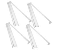 BESPORTBLE 4 Piezas Mahjong Rack Transparente Empujadores Soporte Compacto y Portátil para Fichas American Mahjong Organización Segura para Competitivo y Casual