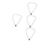 BESPORTBLE 4 Piezas Marcador de Bola de Golf con Cadena Dorada y Clip para Sombrero Collar Multifuncional Elegante para Mujeres Golfistas Accesorio Sofisticado para Especial