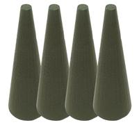 BESPORTBLE 4 Piezas Material para Arreglos de Barro en Forma de Cono Retención de Humedad, Bloque de Espuma Floral Verde para Arte Floral DIY en Hogares y Floristerías