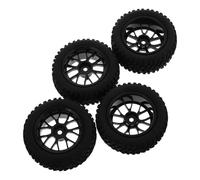 BESPORTBLE 4 Piezas Neumáticos de RC con Bujes para Modificación de Vehículos de Juguete Accesorios para Coches de Neumáticos de Juguete de Alta Compatibilidad Instalación Rápida y