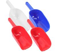 BESPORTBLE 4 Piezas Palas de Playa para Mascotas Excavadoras de Arena Portátiles de Seguro Cucharas para Alimentar Comida de Mascotas Juguetes de Verano para Exterior Color