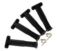 BESPORTBLE 4 piezas Patas Regulables para Muebles Altura Ajustable con Tornillos Soporte Estable para Cama Sofá Baño y Armario Fácil Instalación Niveladores Plásticos