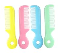 BESPORTBLE 4 Piezas Peine Pelo Peines Dientes Redondos De Material Seguro Cuidado Del Cabello De Pequeños Para Uso Diario