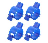 BESPORTBLE 4 Piezas Soportes Plegables para Patas de Mesa de Abrazaderas Ajustables para Montaje Fijaciones Desmontables y Resistentes para Muebles Hogar y RV Protectores Plásticos