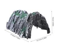 BESPORTBLE 4 Piezas Túnel de Tren de Plástico para Modelismo Accesorios de Paisaje Realista para Dioramas y DIY Túneles Simulados para Decoración de Maquetas